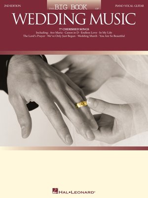 cover image of The Big Book of Wedding Music  (Songbook)